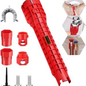 14 in 1 Sink Installer Tool, Sink Key Installer, Sink Faucet Installer, Multifunctional Sink Key Tap Wrench for Sink Toilet Bowl Sink Kitchen Sanitary