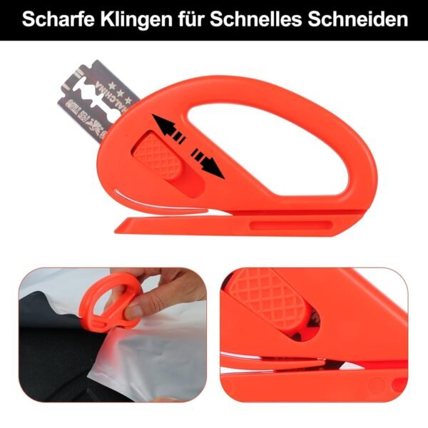 20 Teile Rakel Set für Folie Filzrakel Cutter Profi Werkzeug für perfekte Folierung