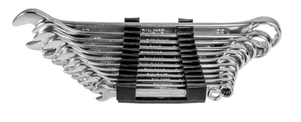 Brothers Mannesmann M19652 fork ring wrench DIN 3113 set, 12 pieces