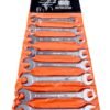 Brueder Mannesmann Tools M 110-08 Socket Ring Spanner Set 8 Piece Set