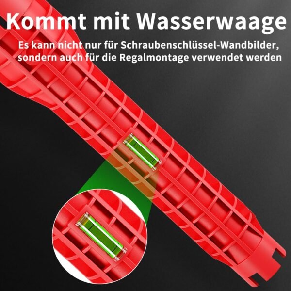 Coztie 14 in 1 Spülenschlüssel für Wasserhähne Sanitär Installation und Reparatur