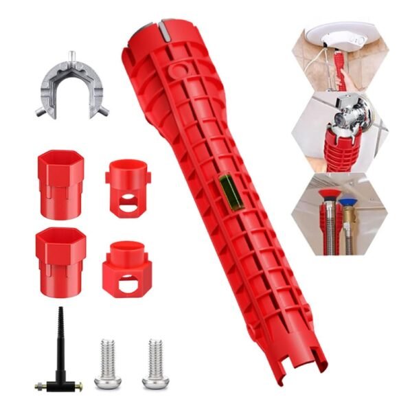 Coztie 14 in 1 Spülenschlüssel für Wasserhähne Sanitär Installation und Reparatur
