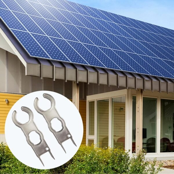JeiibrZui Solarschlüssel Set aus Edelstahl perfekt für Photovoltaik Montage