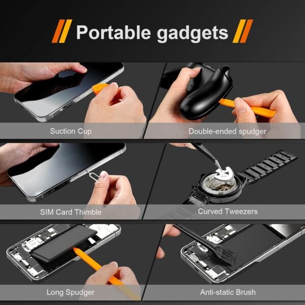 JOREST 38-teiliges Feinmechaniker Schraubendreher Set ideal für iPhone iPad Switch Reparaturen