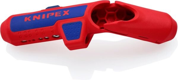 KNIPEX 16 95 01 ErgoStrip Universal 3-in-1 Cable Stripper Tool