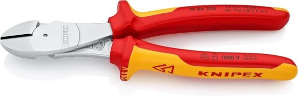 KNIPEX 74 06 200 Heavy Duty Side Cutters 1000 V Insulated (200 mm)
