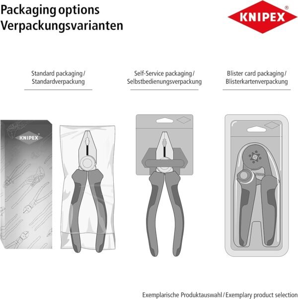 Knipex Abisolierzange 160 mm VDE geprüft mit Mehrkomponenten-Hüllen robust und präzise für Profis