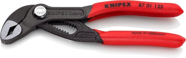KNIPEX Cobra high-tech water pump pliers (125 mm) 87 01 125 SB (SB card/blister), Red