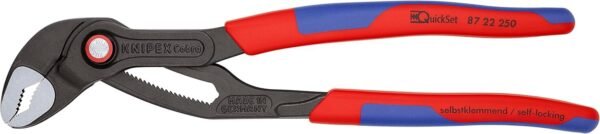 Knipex Cobra QuickSet Wasserpumpenzange 250 mm Ergonomisch Schlank Robust