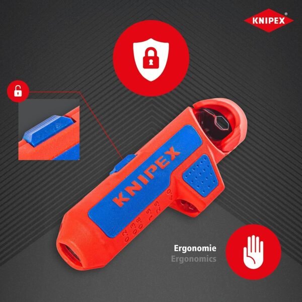 Knipex ErgoStrip Abisolierwerkzeug für präzises und schnelles Kabelstrippen