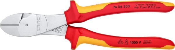 Knipex Kraft-Seitenschneider 200 mm VDE Präzision und Kraft für härteste Beanspruchung