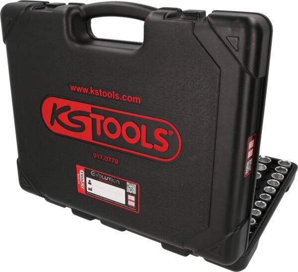 KS Tools Steckschlüsselsatz 179-teilig robust mit matt satiniertem Chrom-Vanadium Stahl