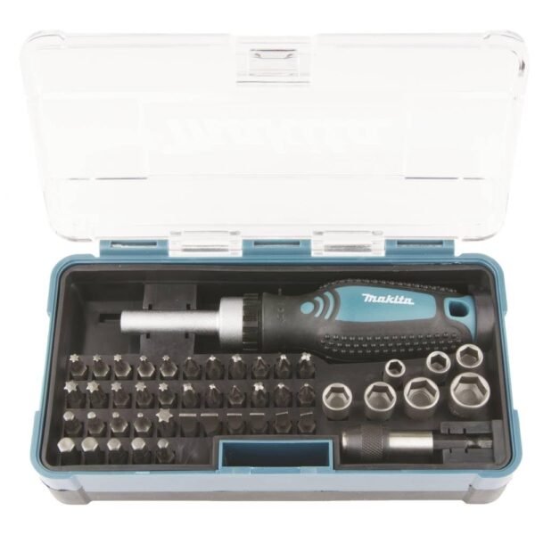 Makita B-36170 Ratschen- und Bit-Set 47-teilig vielseitig und robust für Heimwerker und Profis