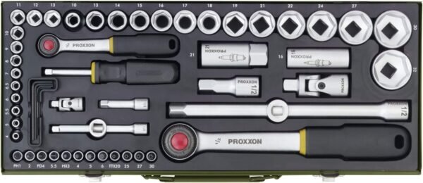 Proxxon Steckschlüsselsatz 56-teilig robust und präzise für Profis und Heimwerker