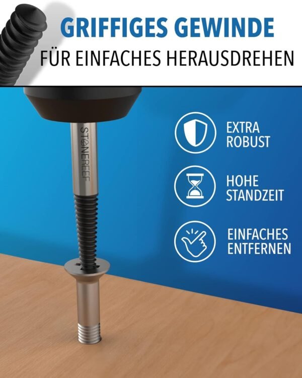 STONE REEF Schraubenausdreher Set Profi robuster Helfer für abgebrochene Schrauben mühelos entfernen