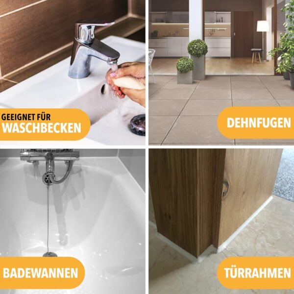 STONE REEF Silikonentferner Set für perfekte Fugen bei Bad und Fliesenarbeiten