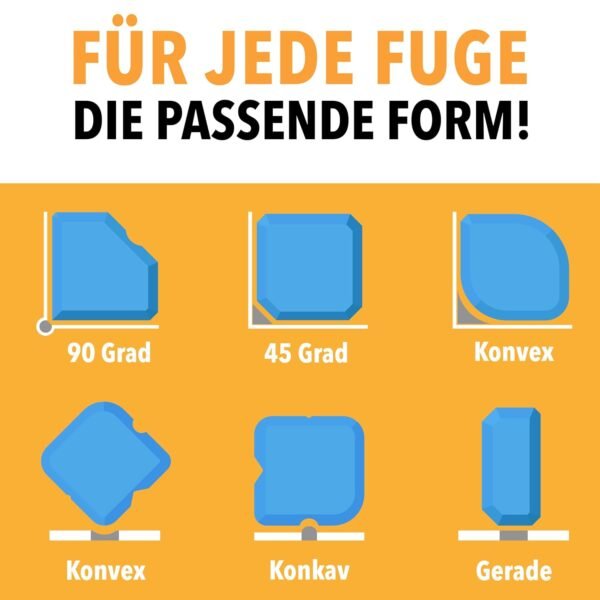 STONE REEF Silikonentferner Set für perfekte Fugen bei Bad und Fliesenarbeiten