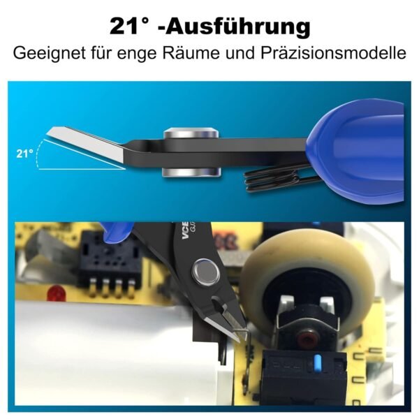 VCELINK Seitenschneider Mini präzise für Elektronik Modellbau und feine Drähte