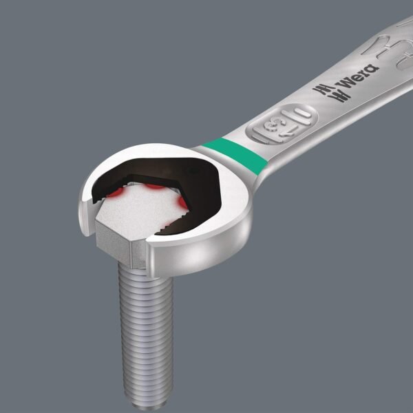Wera Joker Maul-Ringratschen-Schlüssel 13 mm mit innovativer Haltefunktion und Farbkennzeichnung