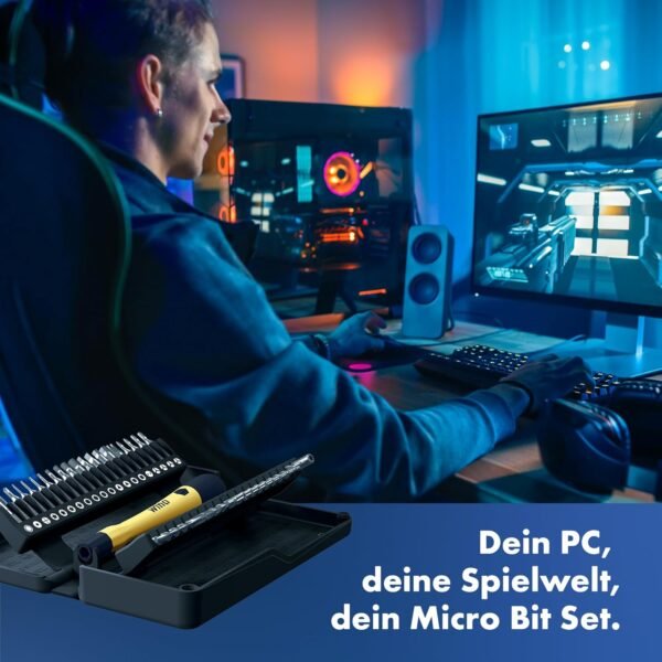 Wiha zai Hause Micro Bit Set 42-teilig ideal für Smartphones Laptops Kameras